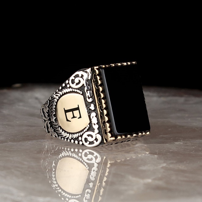 Фото 2. Авторское серебряное кольцо, перстень, печатка ручной работы 925 пробы с позолотой
