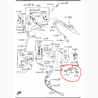 Mazda G14H3261X, Кронштейн натяжки ГУР Мазда Премасі, FP, FS, ориг