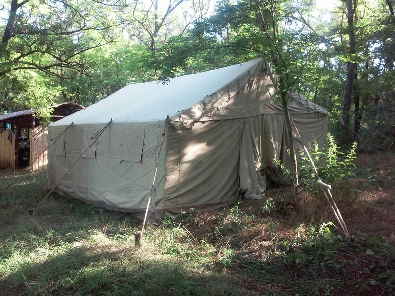 Фото 7. Палатка военная для применения в строительстве и для других целей