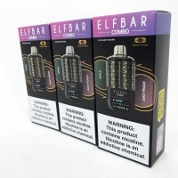 Електронка ELFBAR Combo 25000 тяг. Перемикання смаків:Яблукоlt;=gt;Соковитий Персик