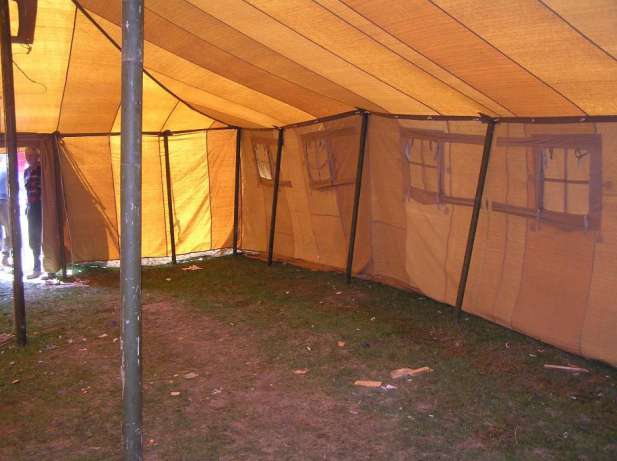 Фото 13. Брезентовая палатка различных размеров и применения в сельском хозяйстве