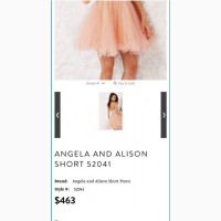 Коротенька сукня американського бренду Angela Alison. Купуйте вигідно