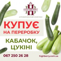 Купуємо ЦУКІНІ та КАБАЧОК. По всій Україні