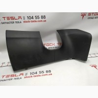 Накладка декоративная под руль PVC BLACK Tesla model X S REST 1002405-15-G