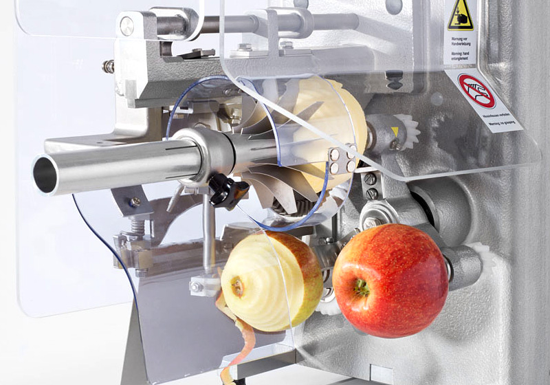 Фото 2. Машина для чистки, нарезания, удаления сердцевины яблок 70-100 кг/час