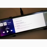 DVR D60 Зеркало регистратор, 12 сенсор, 2 камеры, GPS навигатор, WiFi, 8Gb, Android, 4G