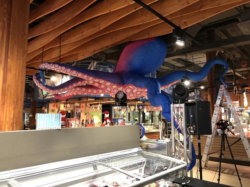 Фото 4. Надувной рекламный осьминог Inflatable octopus, Advertising Inflatable octopus