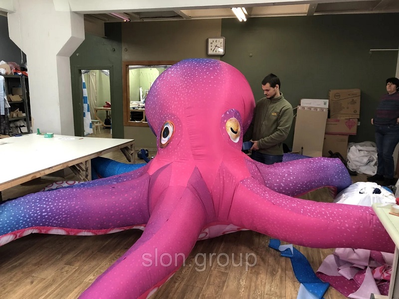 Фото 8. Надувной рекламный осьминог Inflatable octopus, Advertising Inflatable octopus